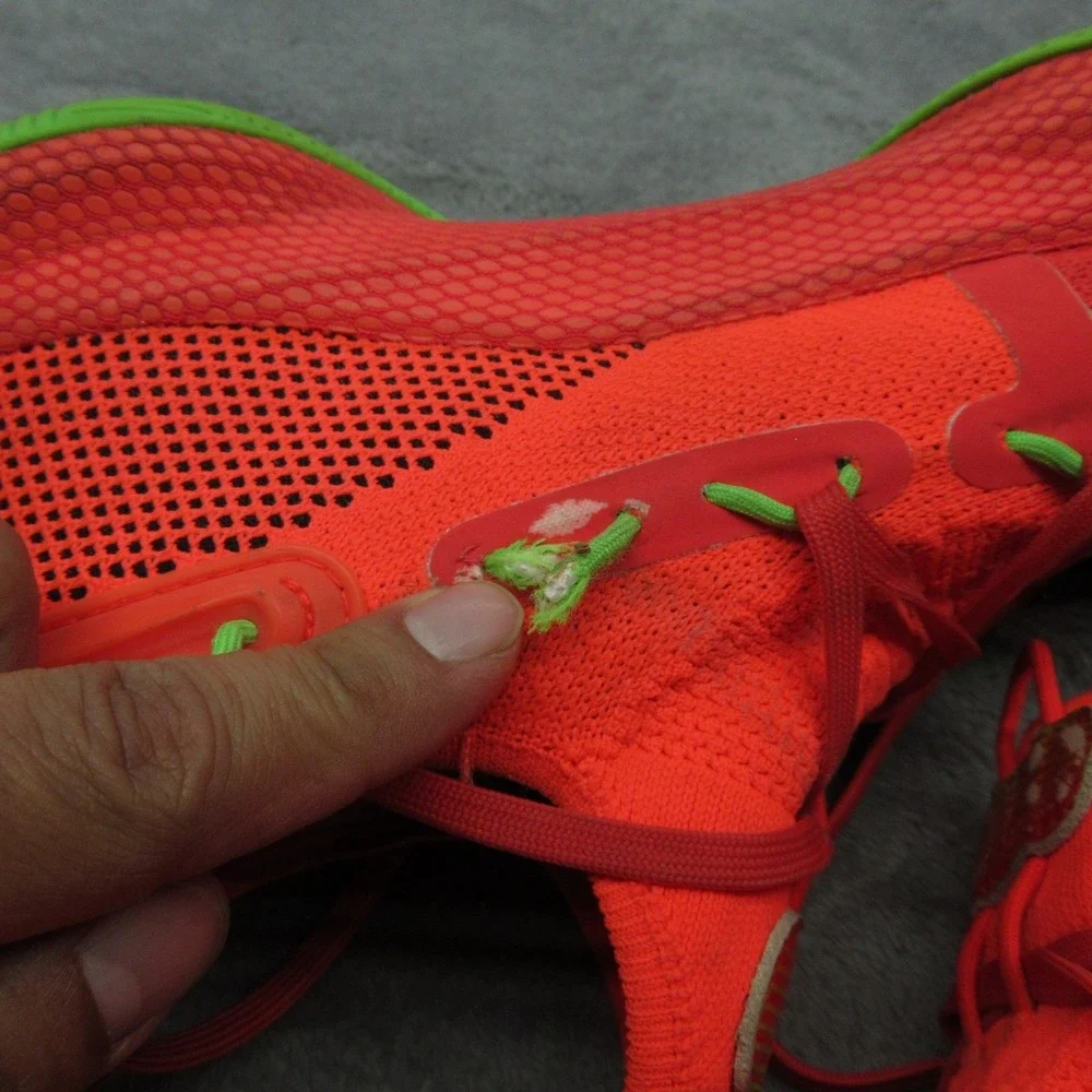 Under Armour Curry 6 Shoes Men 12.5 Salmon Green VI Basketball Chunky Sneakers